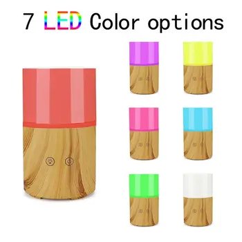 

200ml 7 LED Color Aroma Essential Oil Diffuser Ultrasonic Air Humidifier Aromatherapy with Bluetooth Speaker Home Office Use
