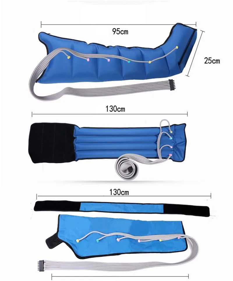 Прессотерапия воздушный компрессионный массажер для ног Вибрация инфракрасная терапия рука Талия пневматическая Воздушная волна машина давления