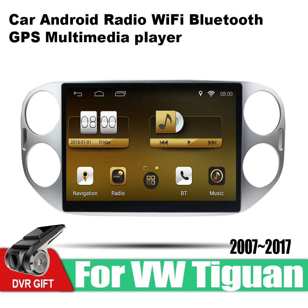 TBBCTEE Android автомобильный 2 din Мультимедиа gps навигация для Volkswagen VW Tiguan 2007~ vedio стерео радио аудио wifi видео карта