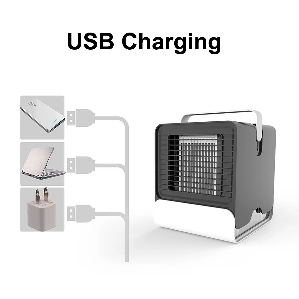 Летний USB отрицательный ион кондиционер вентилятор мини охладитель воздуха для дома Офиса Общежитии маленькие Охлаждающие вентиляторы