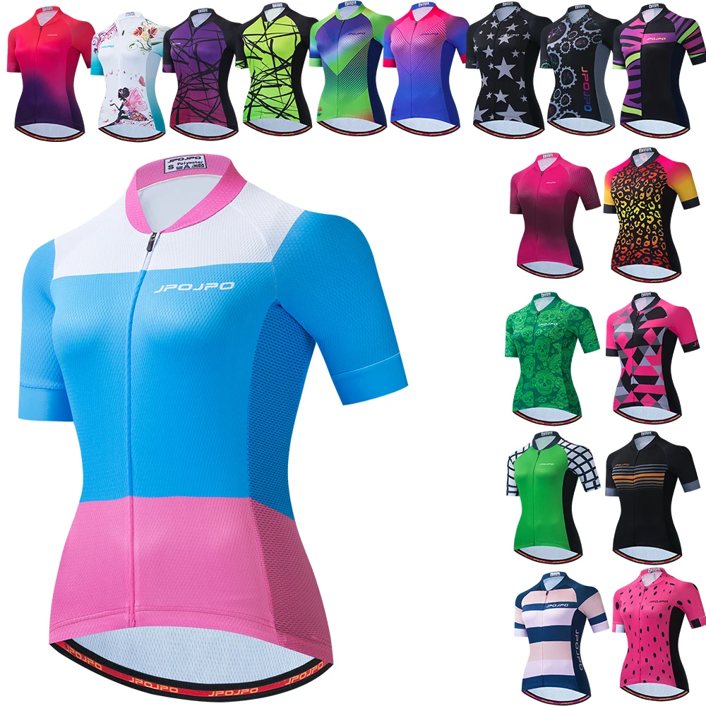 

Weimostar Cycling Jersey Women Short Sleeve Lady Bike Clothing Maillot Ciclismo MTB Bicycle Jersey Road Cycling Shirt Breathable