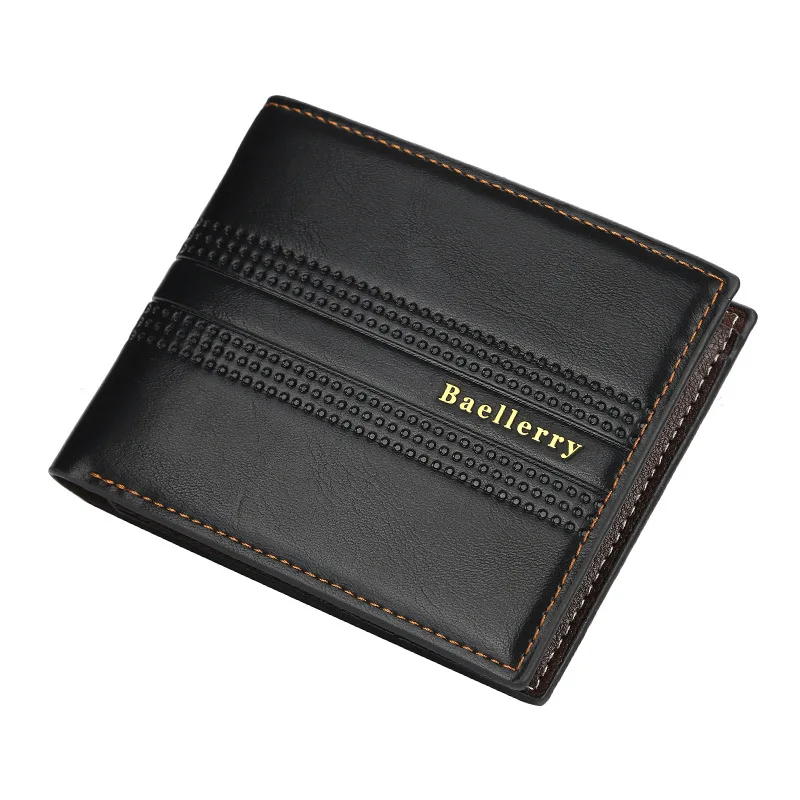 

DIKEDAKU Baellerry Mens Wallet Short Version of South Korean Business Multicard Small Wallet Crossborder Hot Selling Youth purse