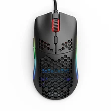 Glorioso modelo de jogo o/modelo o (menos) rato de jogo leve com fio corrida elétrica mecânica optoelectronic mouse