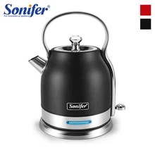 1.5L Классический Электрический чайник из нержавеющей стали с Контролером температуры бытовой Быстрый нагрев Электрический чайник 220 В Sonifer