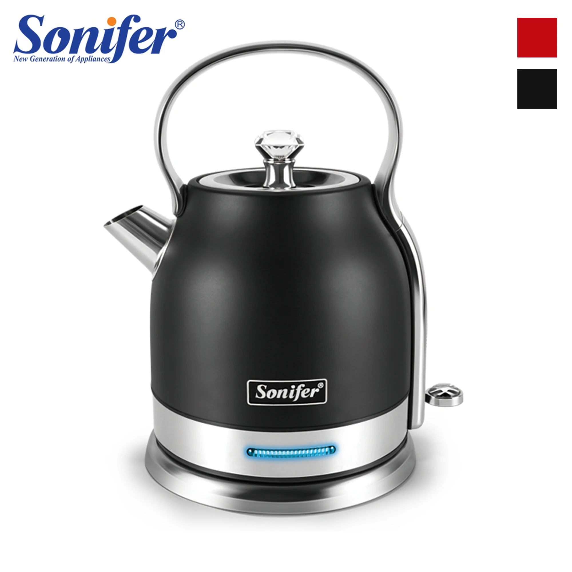 Электрический чайник Sonifer 220 В классический из нержавеющей стали 1 5 л с