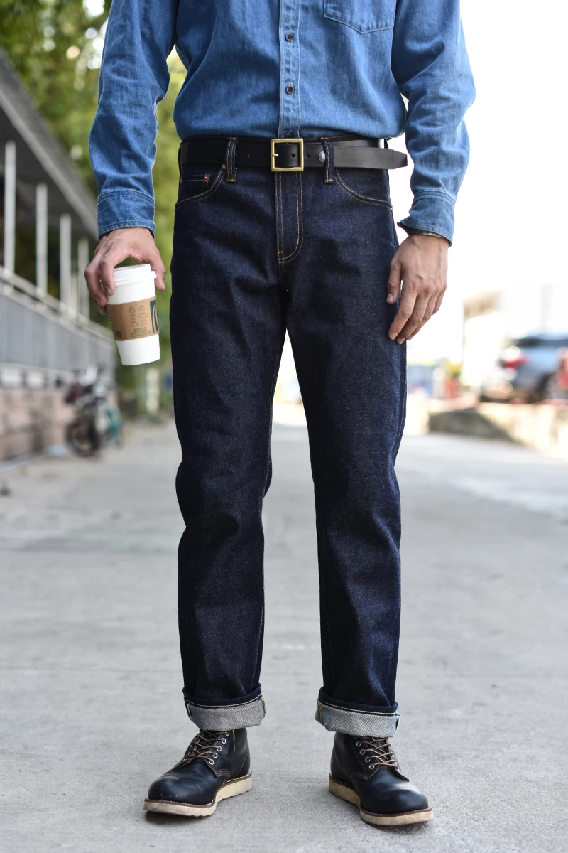 Salzhan 316XX 18OZ Jeans da uomo Jeans in Denim con cimosa Jeans grezzi  dritti spessi autunno e inverno pantaloni Jeans Vintage|Jeans| - AliExpress