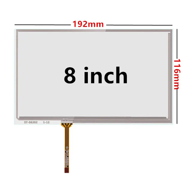 Polegada Resistência Digitador Touch Screen Peças de Reposição do Painel de Vidro para o Carro Dvd de Navegação Gps Multimídia 6.2 - Imagem 4