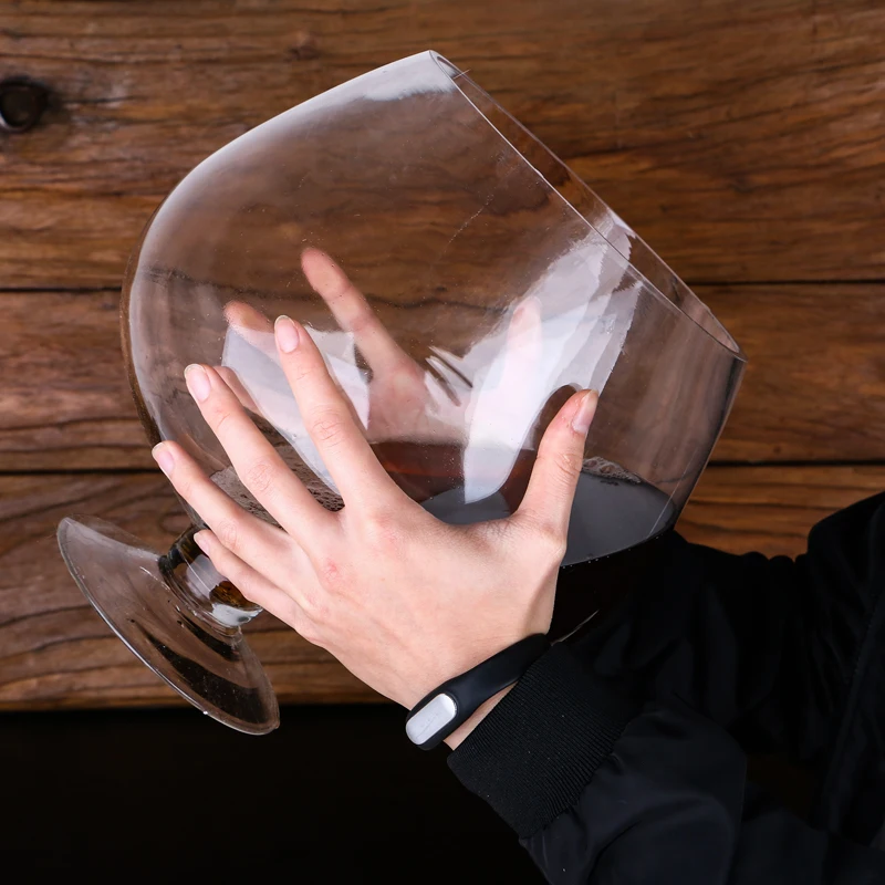 Copa de vino tinto de gran capacidad para decoración del hogar, vaso