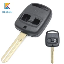 Keyecu para subaru forester legacy impreza outback 2000 2001 2002 2003 substituição do carro remoto chave caso escudo fob 2 botões