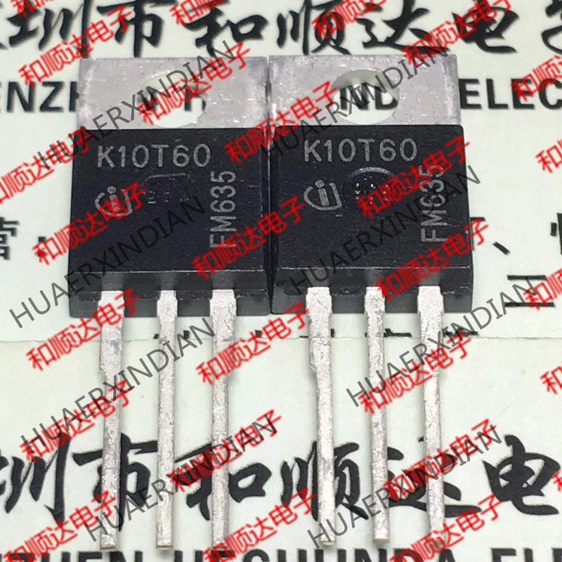 5 шт., новые оригинальные кнопки K10T60 IKP10N60T-220 600V 10A