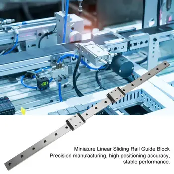 

linear rail LMLF18B-500-2R Miniature Linear Guide Rail + 2pcs Sliding Block 500mm x 18mm guide rail