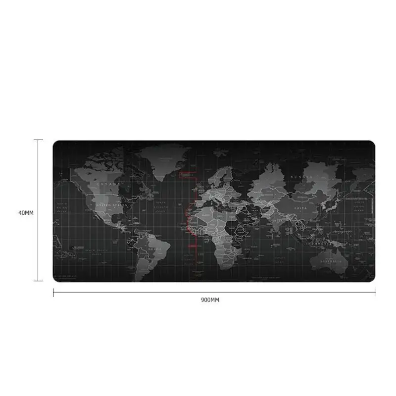 40x90 см карта мира коврик для мыши игровой большой коврик для мыши геймер большой компьютерный коврик для мыши офисный стол коврик клавиатура Коврик для игры