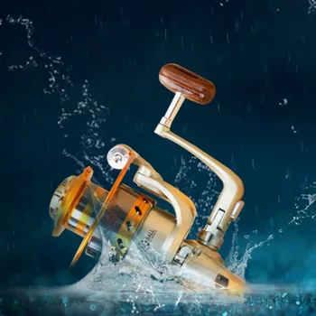 

EF500-7000 Waterproof Baitcasting Reel 12BB Spinning Fishing Reel Carbon Fiber Drag Fishing Tackle with Metal Rocker Arm Hot