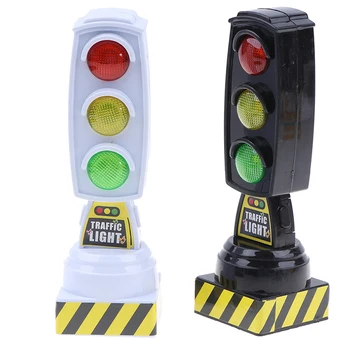 

Creative Mini Traffic Light Color Lamp Traffic Signal Light Toys With Sound and Light Early Education toy for Children Kids
