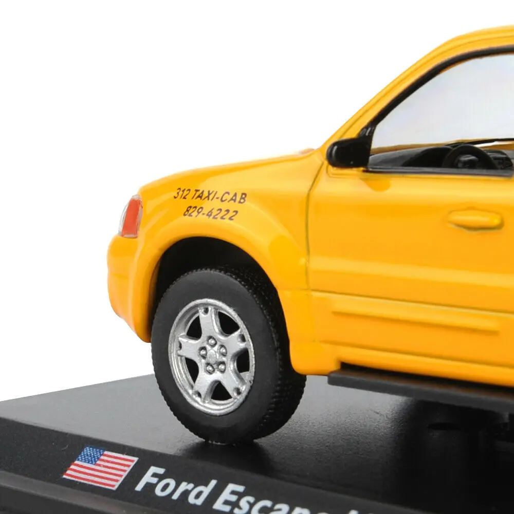 Игрушки для детей 1/43 Ford такси автомобиль побега гибрид 2005 литье под давлением модельные игрушки, коллекционные ЖЕЛТЫЕ модели автомобиля игрушки недорогие детские игрушки