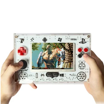 

Cdragon Handheld Raspberry Pi Game Console 5.0 Inch Screen Computer Module Pi-Boy Game Player Built-in Over 10000 Games DIY