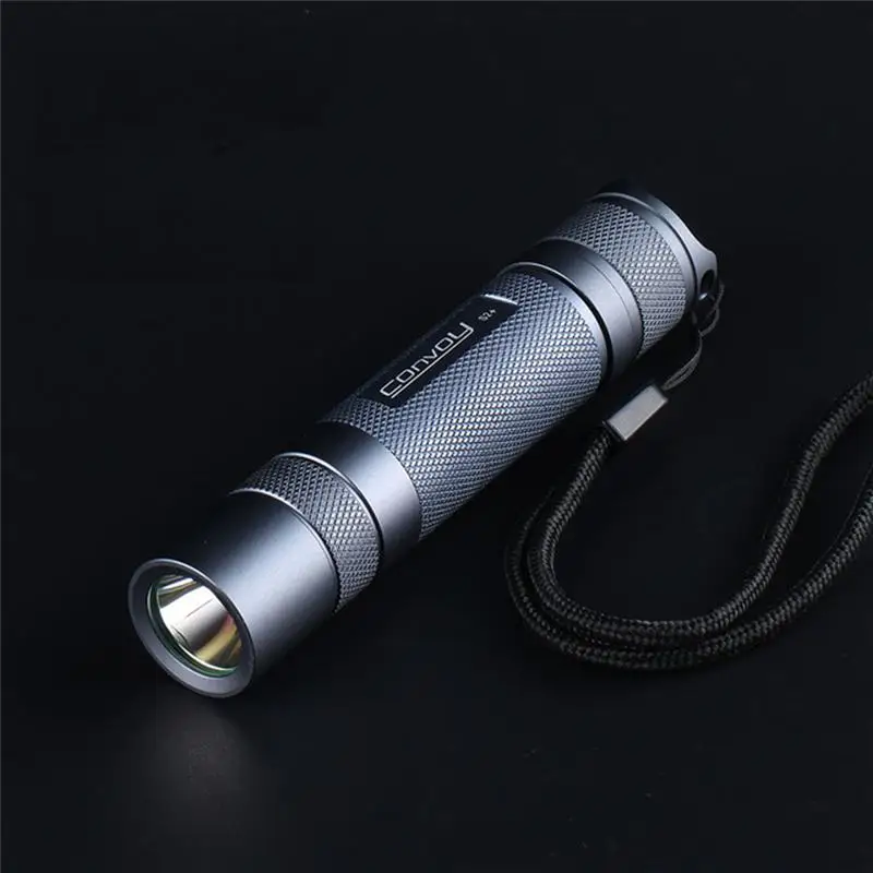 US $14.21 Convoy S2 Nichia 219C 4000K 5700K 71354 1400mAh Driver 12 Groups Mode LED Flashlight Smooth Reflector Portable Torch Lantern