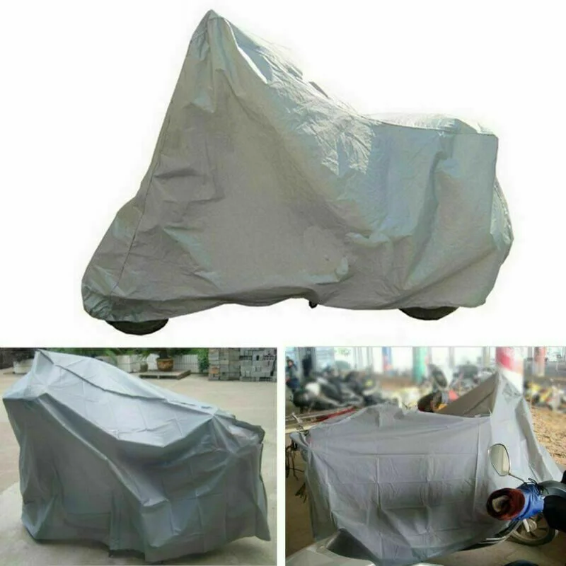 Полностью покрышки для мотоциклов дома на открытом воздухе Анти-УФ мотоцикл пыленепроницаемый двигатель велосипед Скутер Защитная накидка дождевик KH889