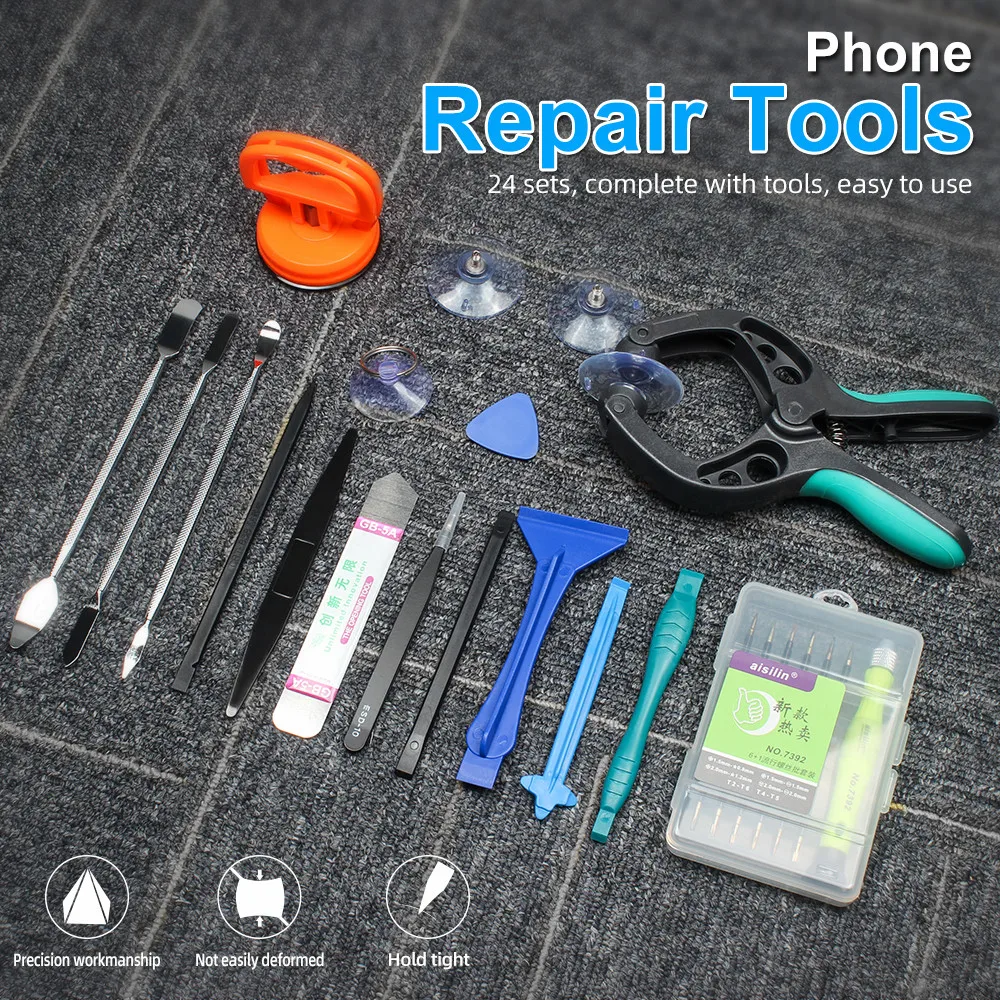 15 Pack Screwdriver Kit for iPhone Tools Kit Repair Tool Kit Screen  Replacement Kit for iPhone Phone Screen Repair Kit Screen Opening Tool  Mobile