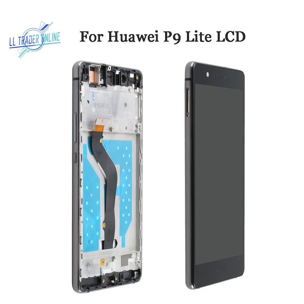 LL TRADER протестированный P9 Lite ЖК-дисплей дигитайзер черный для huawei P9 Lite ЖК-сенсорный экран в сборе сменная рамка+ Инструменты