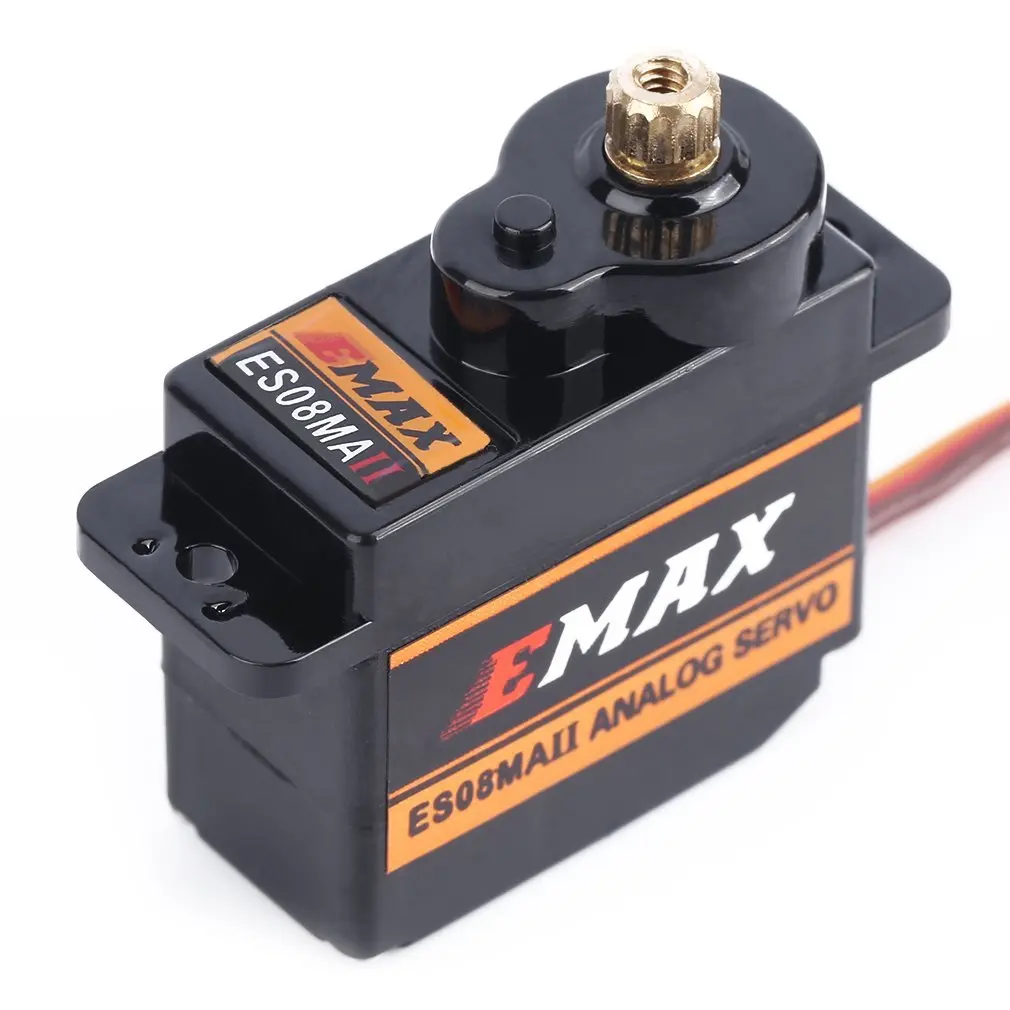EMax ES8A II мини микро Высокочувствительный сервопривод для 3D радиоуправляемый самолет вертолет изысканно разработанный прочный