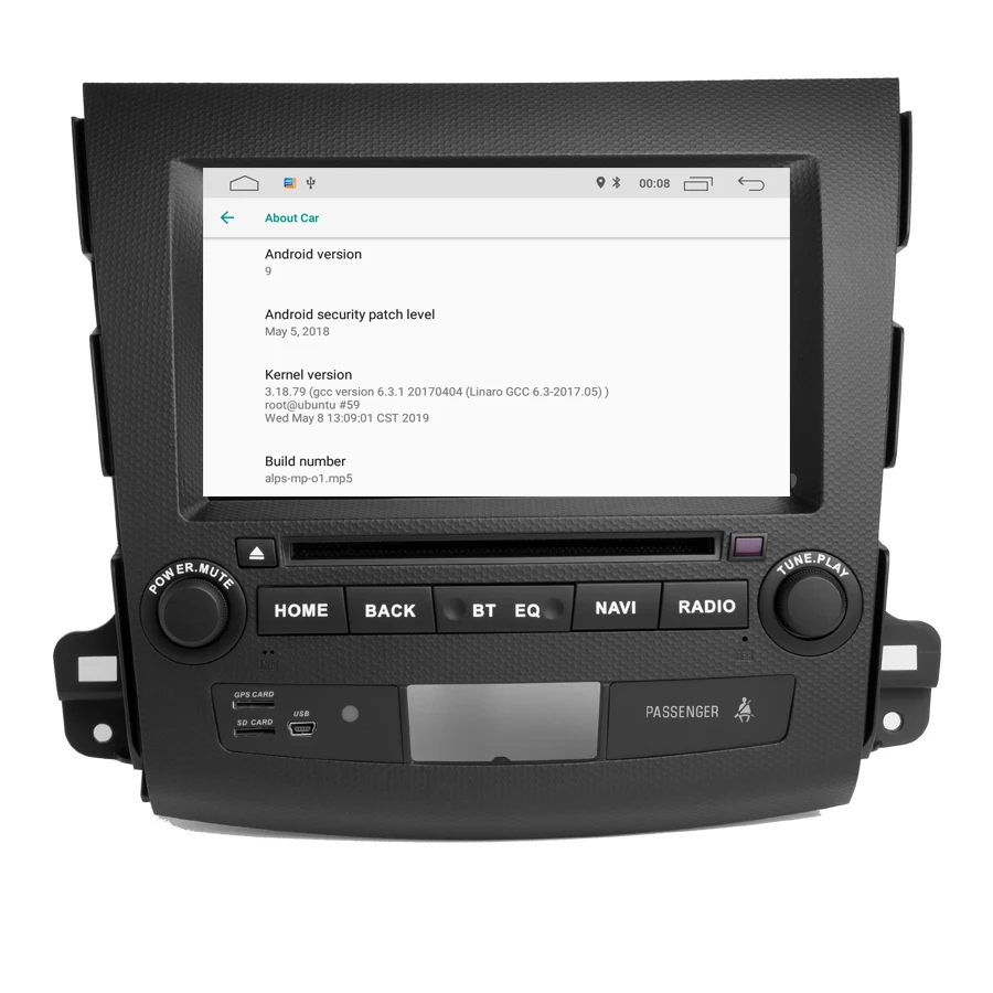 Android 9,0 автомобильный dvd gps мультимедийный плеер для Mitsubishi Outlander xl 2 Автомобильный dvd Навигатор Радио Видео Аудио плеер 4007 USB DVR