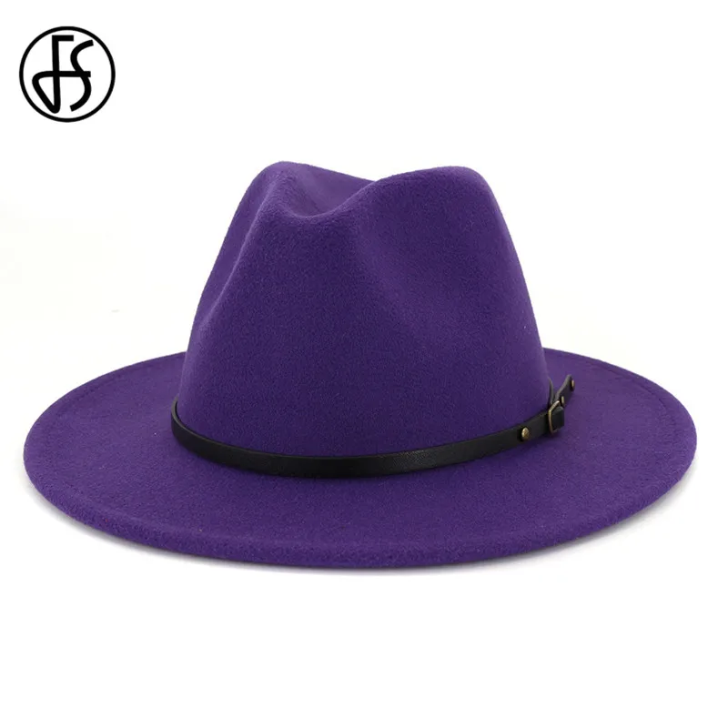 Fs Purple Hats Fedora Jazz Hat Men 