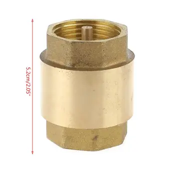 

2020 Inner Wire Pump Pip Spring Check Valve One-way Backstop Fittings Long Copper Female Male Thread In Line Repair Accessories
