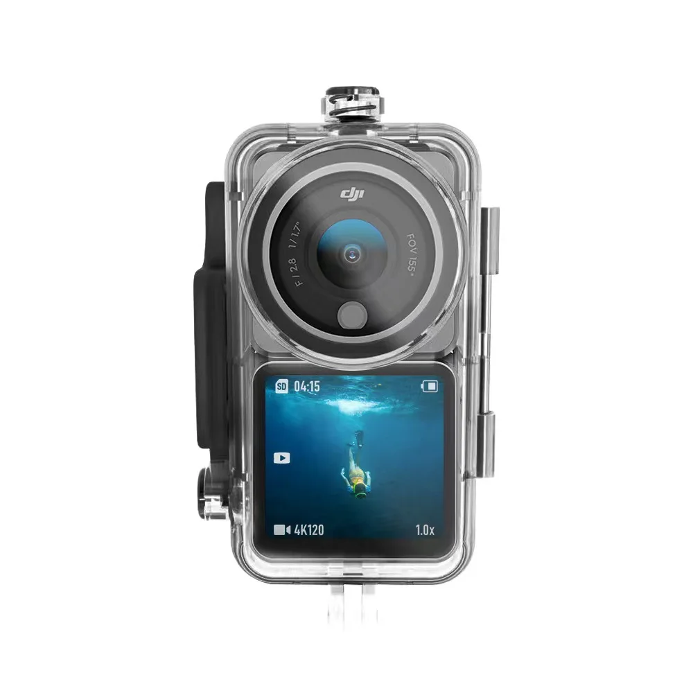 DJI Osmo Action 2 Waterproof Case 45M Diving Housing cases Protective Shell Water Resistant