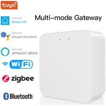 Tuya ZigBee Smart Gateway Multi-modus Smart Leben Hub WiFi Bluetooth APP Wireless Remote Controller Arbeitet Mit Alexa Google hause