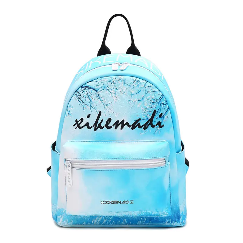 Цветные школьные сумки Unior с принтом граффити для студентов, водонепроницаемые дорожные рюкзаки для женщин, повседневный рюкзак Mochila Bolsos Mujer - Цвет: S12