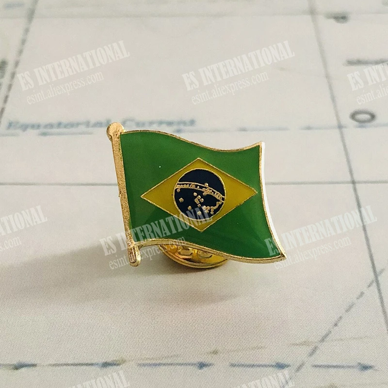Bandeira Nacional Do Brasil Bordado Remendos Emblema Escudo E