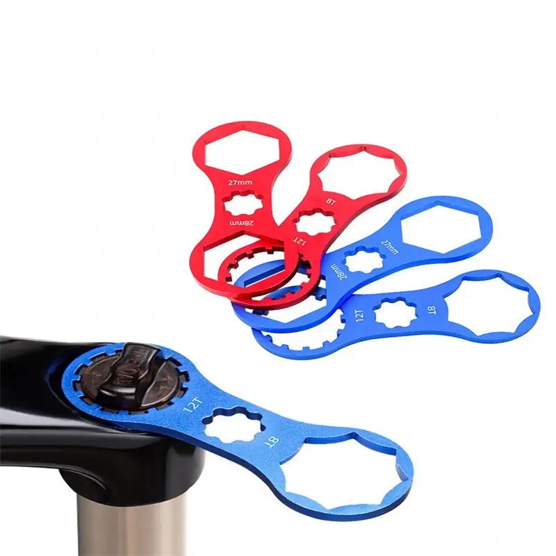 Aluminum Alloy Bicycle Front Fork Repair Tool Mountain Bike Shoulder Cover Wrench Disassembly Tools Accessories | Спорт и