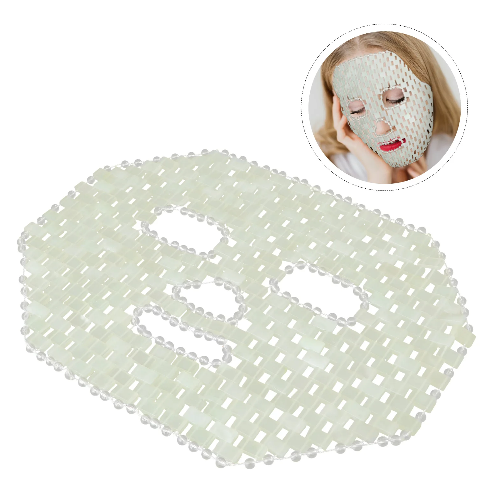 1Pc Confortevole Maschera Di Giada Anti-Età Maschera Di Raffreddamento Maschera Di Pietre Maschera Per Dormire Maschera Di Beaty Per Il Dolore Lenitiv