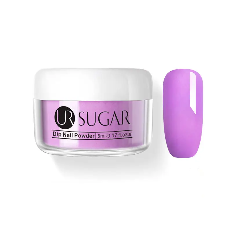 Ur Sugar 5 мл розовый окунутый акриловый порошок натуральный блеск для ногтей без лампы для лечения Dip порошок для ногтей Маникюр для дизайна ногтей - Цвет: Небесно-голубой