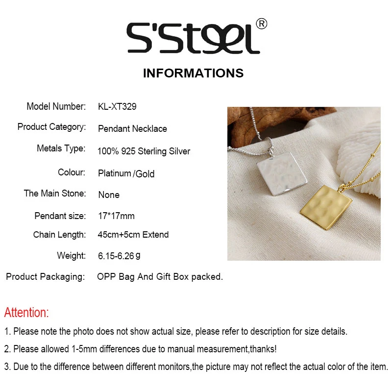 S'STEEL, 925 пробы, серебряные подвески, ожерелья, Colar Prata Feminino Regalos Para Mujer Bijoux Argent Massif Pour Femme, ювелирные изделия