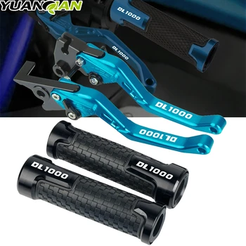 

For SUZUKI DL1000 VSTROM 2002 2003 2004 2005-2016 Motorcycles accessories Handle grips handlebar grip & short Brake Clutch Lever