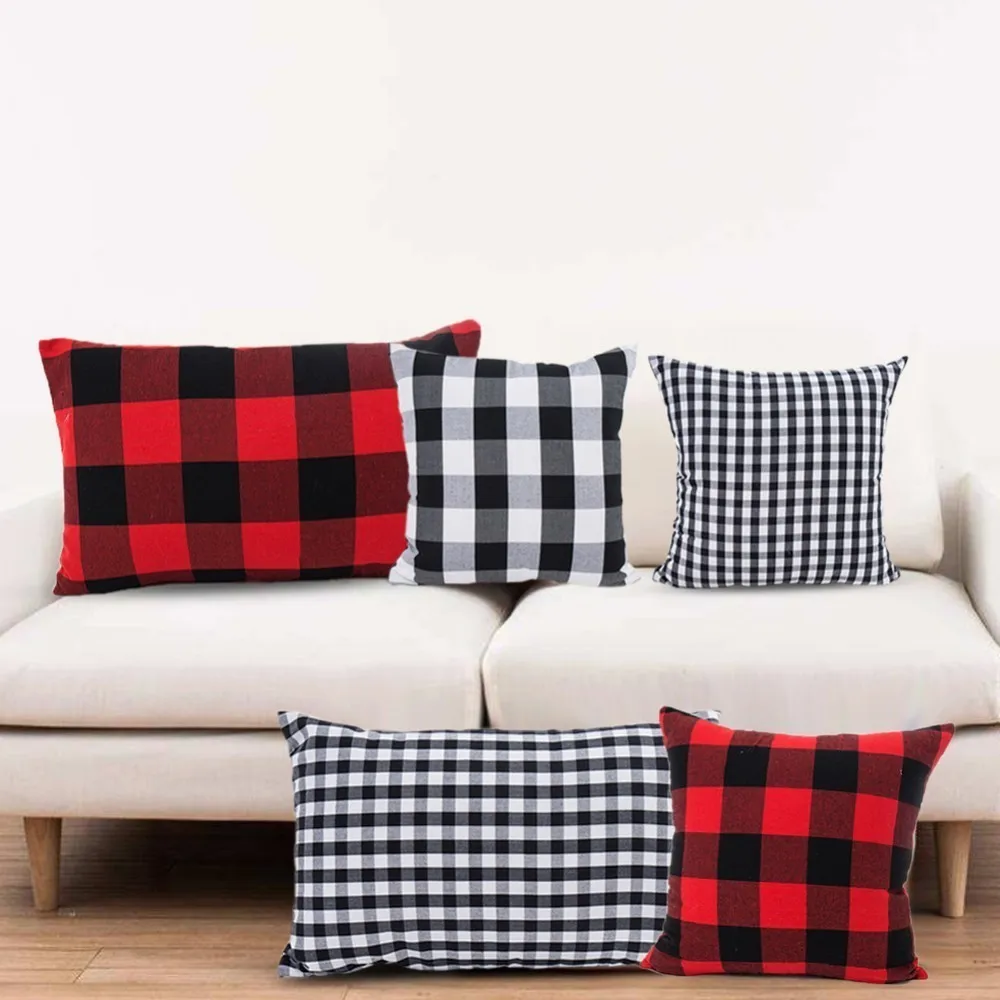 

Home Pillow Case Fashion Stripe Print Sofa Bed Home Decoration Festival Pillow Case Living Room Chair Cushion Pillow Covers