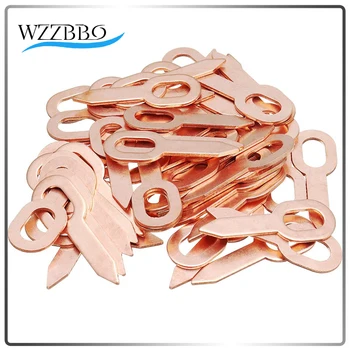 

50pcs Copper Plated Oval Dent Puller Rings Puller Kit Dent Removal Washer Tool Paintless Dent Lifter Repair Tool#WZZBBO116
