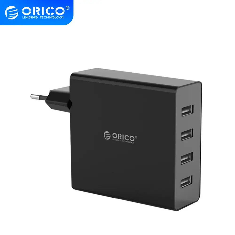 Настенное зарядное устройство ORICO для телефона с 4 портами USB 5V2.4A * 6A30W общий выход