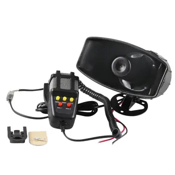 

Car Alarm Siren Horn Loudspeaker Car Electronic Siren HD Propaganda Horn Police Megaphone Plastic Speaker Security