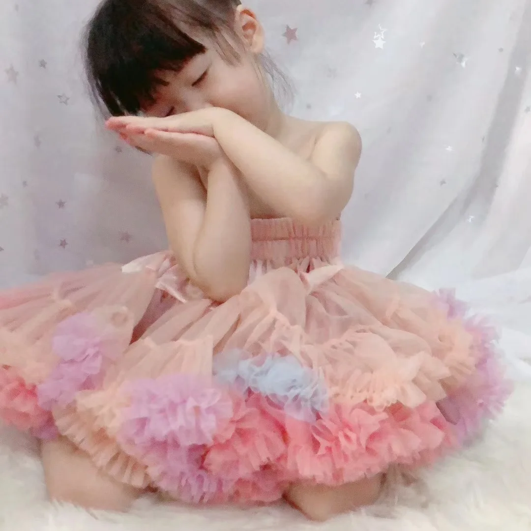 Юбка-пачка для девочек Пышная красная одежда для маленьких девочек vetement enfant fille Jupe, юбка-пачка s Saias, юбка-пачка Falda Infantil Menina