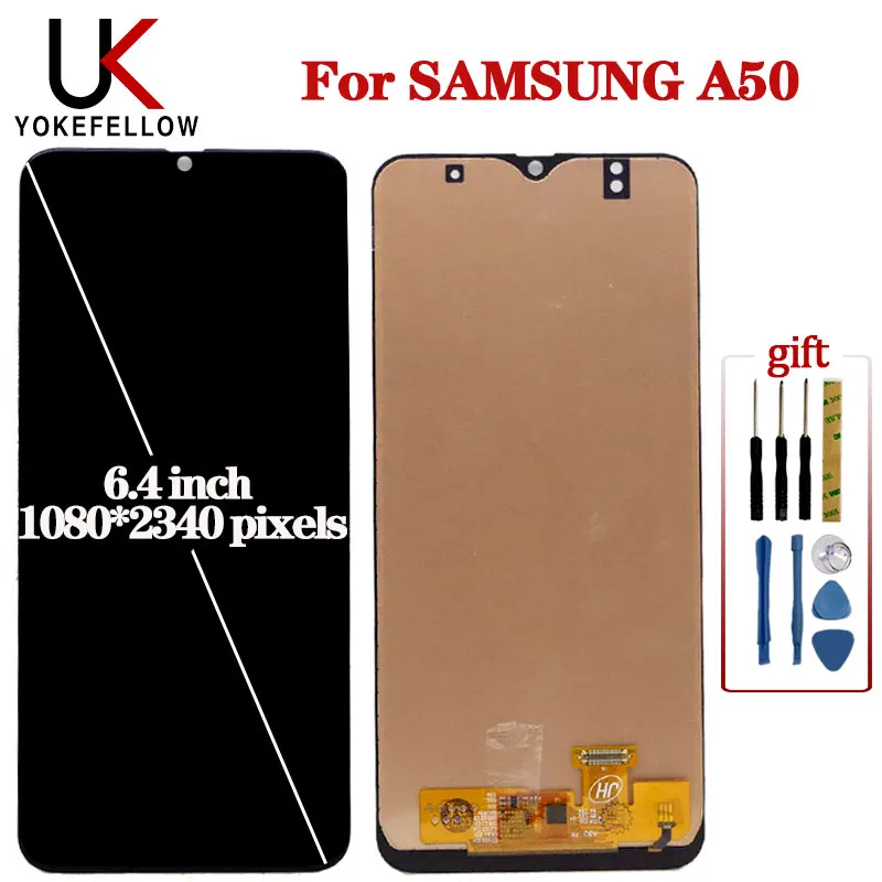 

Display for Samsung A30 A50 A50S LCD Screen Display With Touch Assembly for Samsung A30 A50 A50S Replacement Display Screen