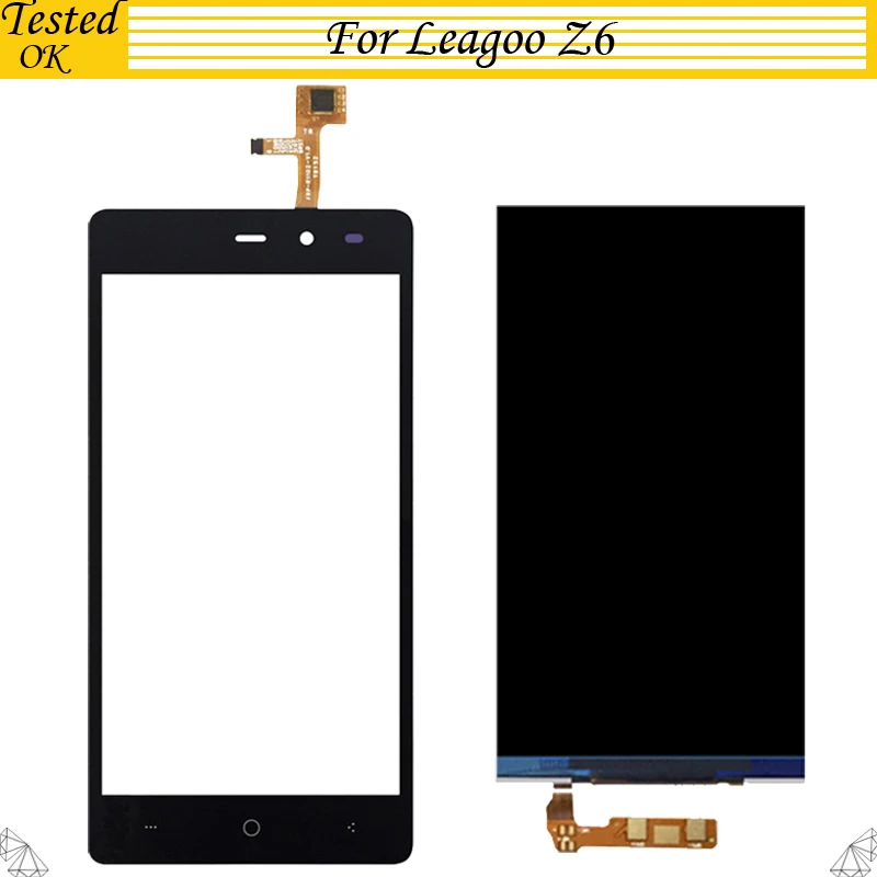 4 97 дюймовый ЖК-дисплей для Leagoo Z6 + сенсорный экран дигитайзер Z 6 LCD стеклянная