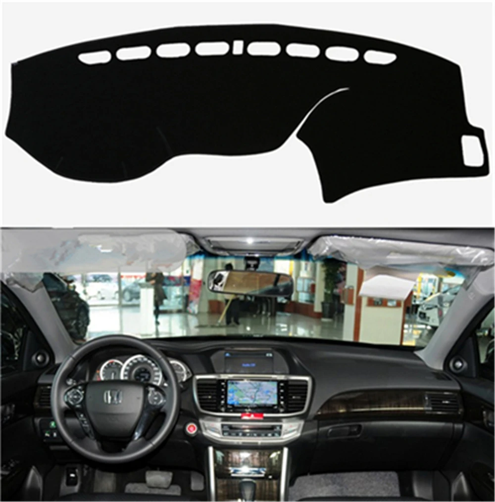 

SJ Car Inner Auto Dashboard Cover Dashmat Pad Carpet Sun Shade Dash Board Cover Fit For HONDA ACCORD 2014 2015 2016