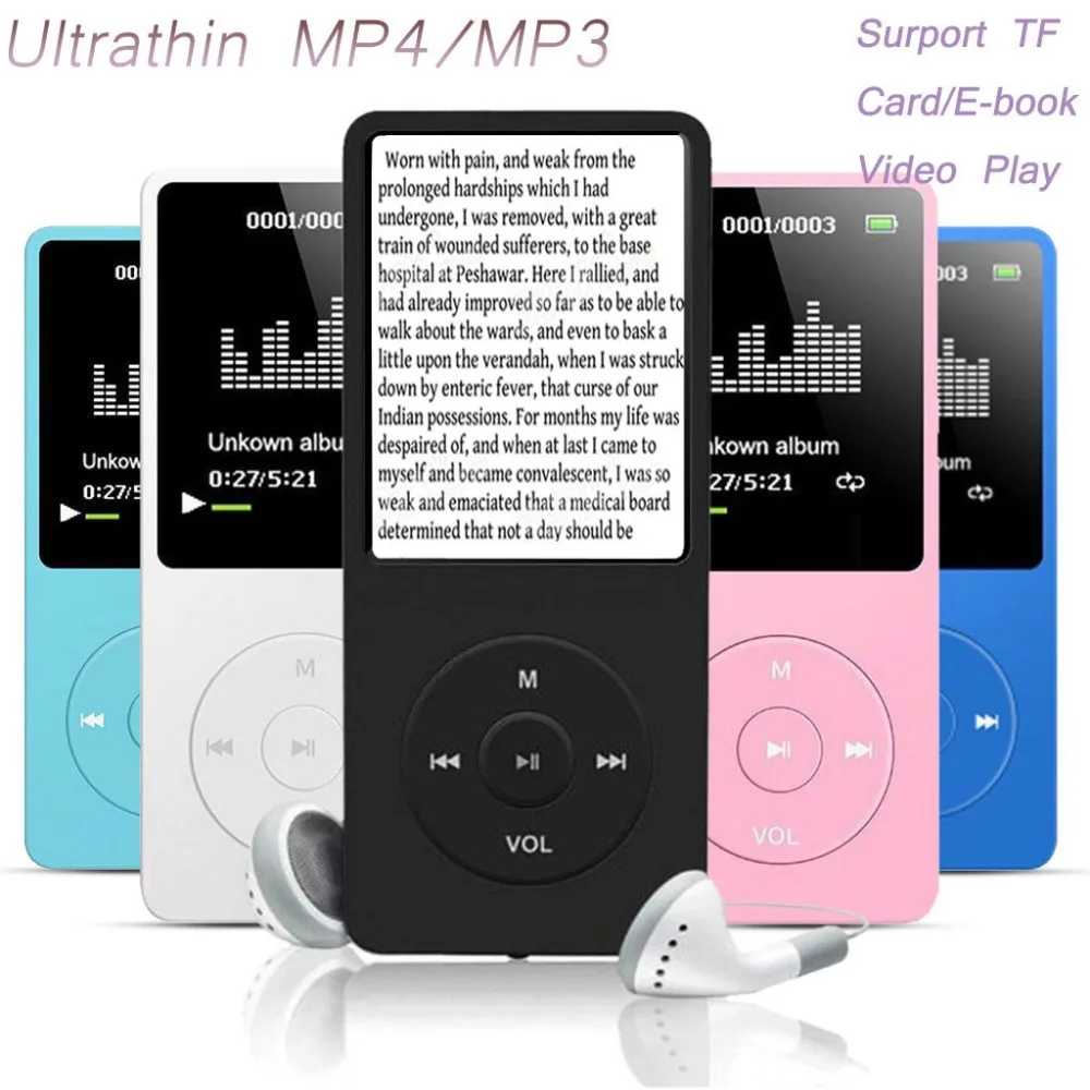 MP3 MP4 музыкальный проигрыватель с функцией записи Walkman HIFI Sport 128 G мини-видео портативный металлический плейер с диктофоном и наушники