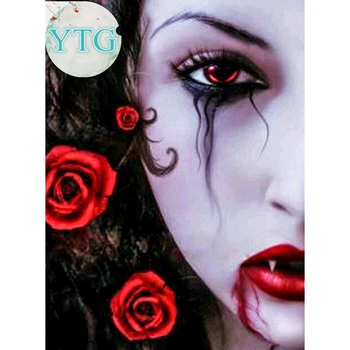 

Vampire,Diamond Embroidery,5D,Fashion,Full,Diamond Painting,DIY,Needlework,Round Rhinestone,Mosaic,Cross Stitch,Home Decoration