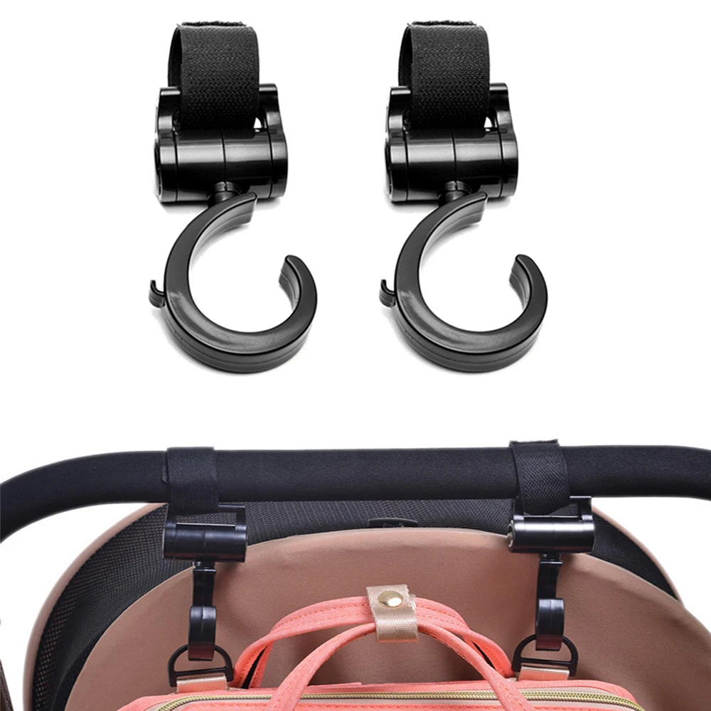 2 шт. пластиковая подвесная коляска, крючки, вращение на 360 °, высококачественные детские аксессуары, Детские аксессуары для детской коляски, детские коляски