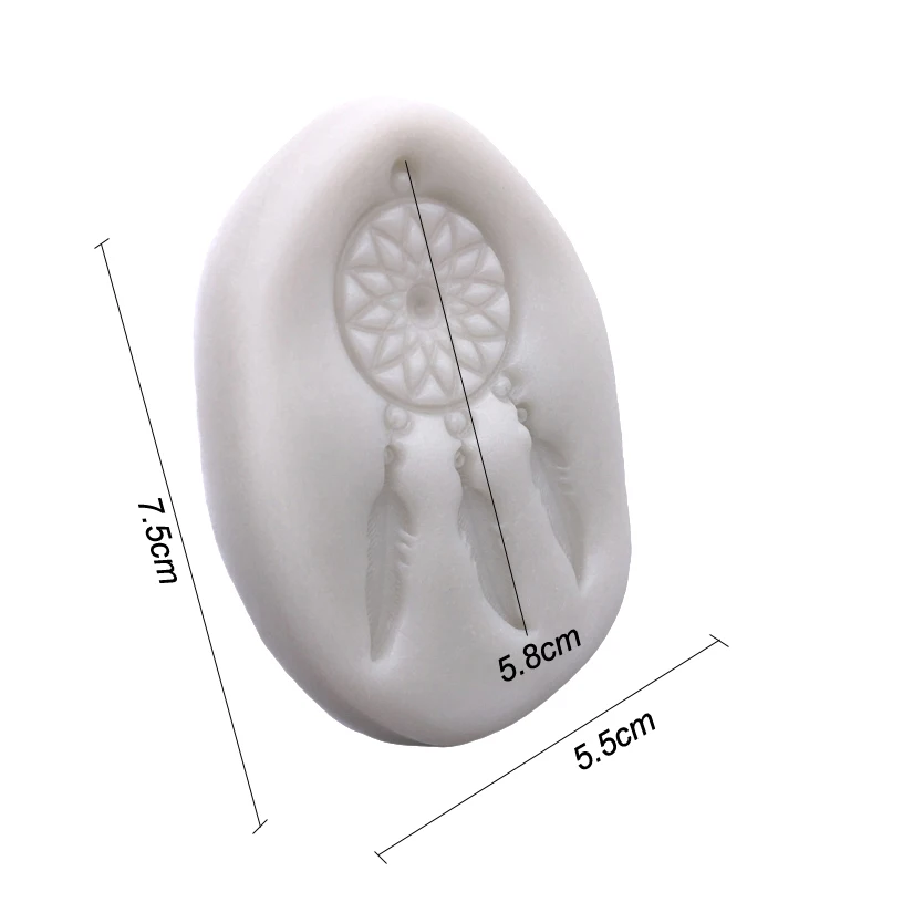 Wholesale 10 pcs Silicone Mold Feather Sugarcraft Cupcake Chocolate Baking Mold Fondant Cake Decorating Tools