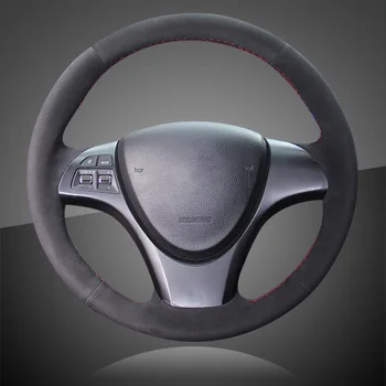 

Hand Stitched Braid Car Steering Wheel Cover for Suzuki kizashi 2010 Interior Accessories Auto Braid On The Steering Wheel Cover